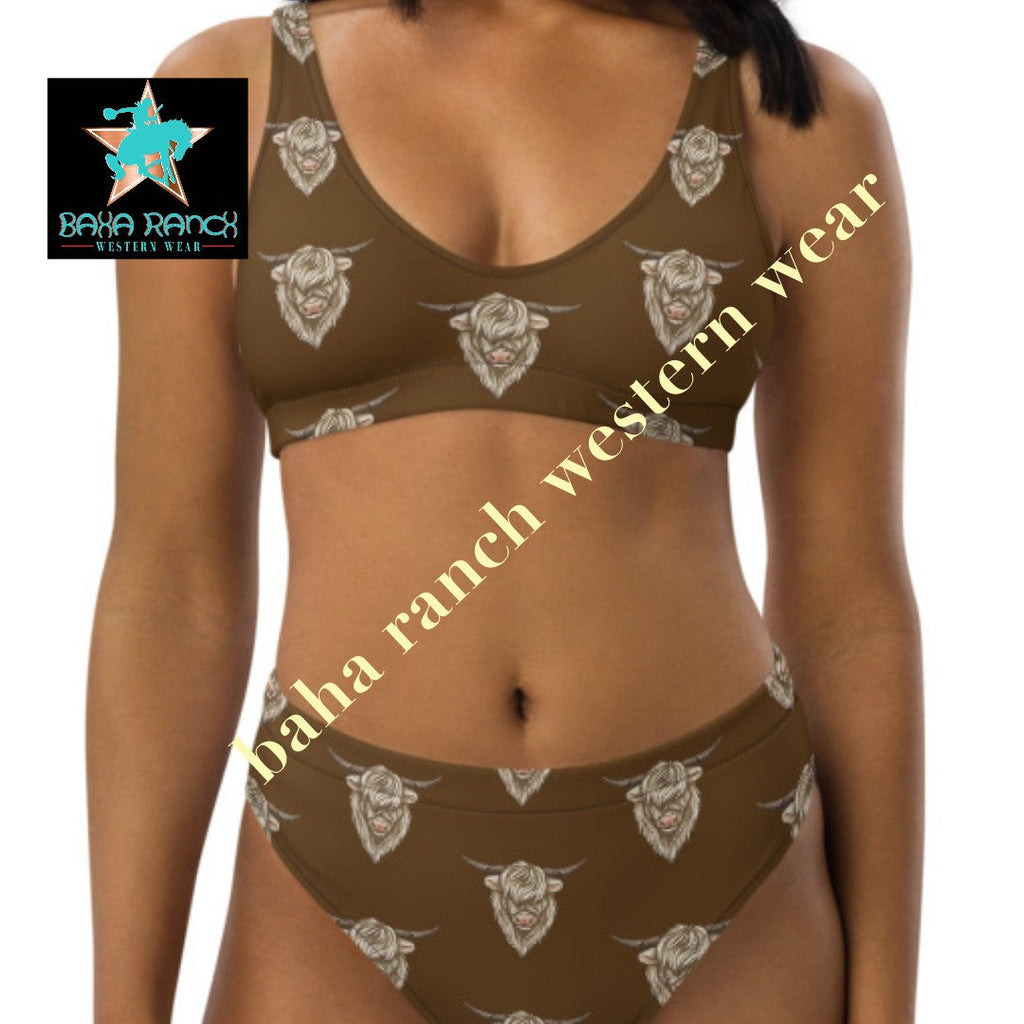 Yeehaw Highland Cow Bikini by Baha Ranch Western Wear - product image 5