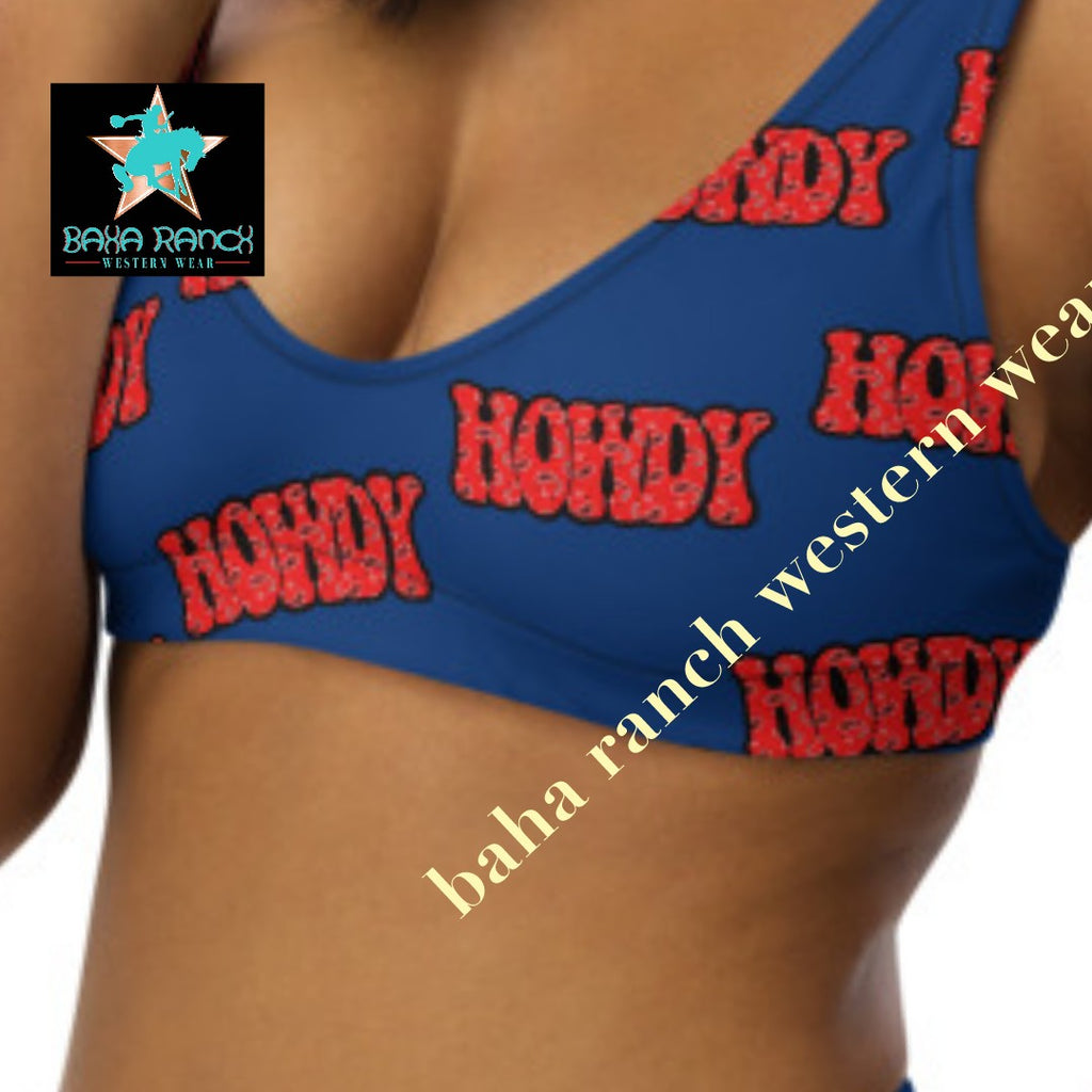 Yeehaw Howdy Bikini by Baha Ranch Western Wear - product image 6