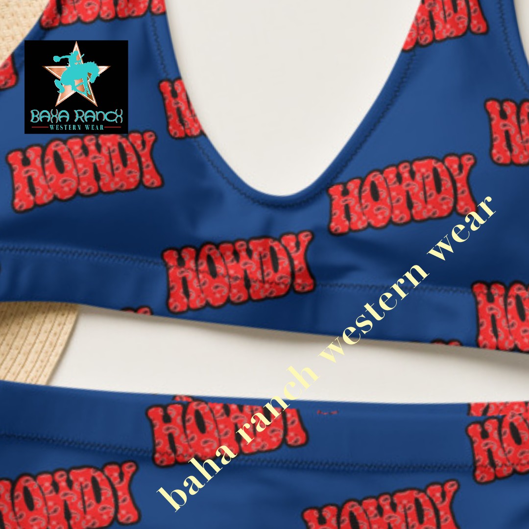 Yeehaw Howdy Bikini by Baha Ranch Western Wear - product image 7