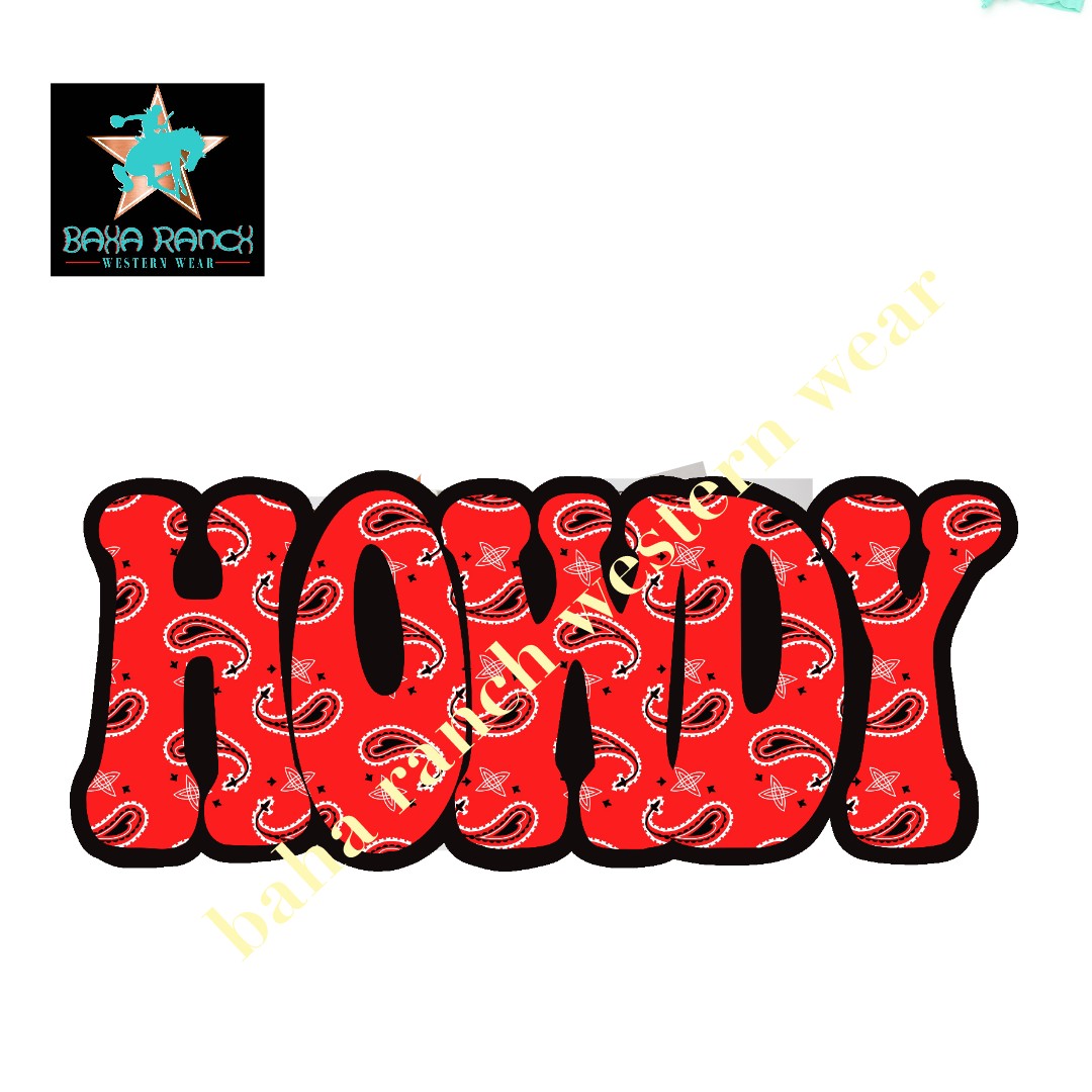 Yeehaw Howdy Bikini by Baha Ranch Western Wear - product image 5