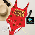 Yeehaw Howdy Cowboy One-Piece Swimsuit by Baha Ranch Western Wear