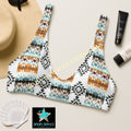 Yeehaw Aztec Print Bikini Top by Baha Ranch Western Wear