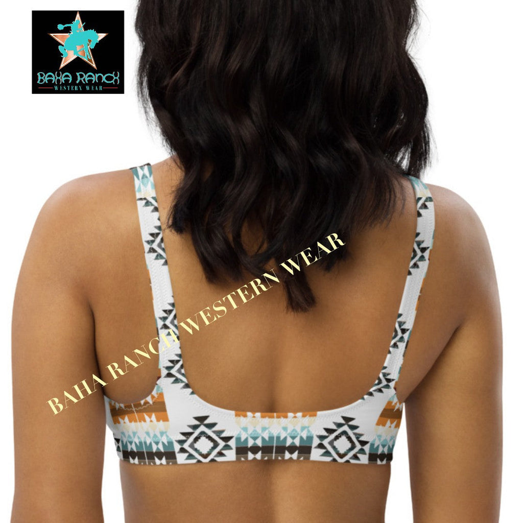 Yeehaw Aztec Print Bikini Top by Baha Ranch Western Wear - product image 6