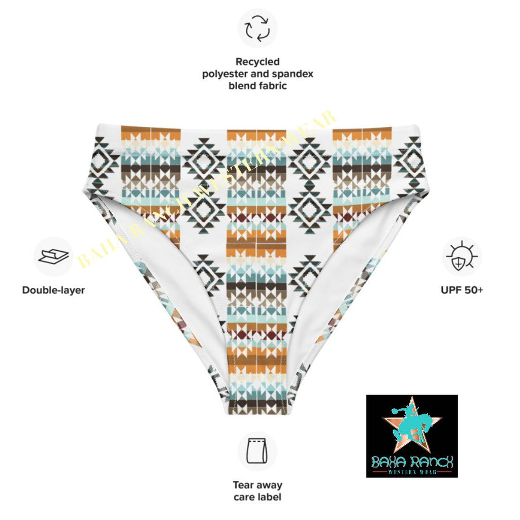 Yeehaw Aztec Print Bikini Bottom by Baha Ranch Western Wear - product image 3