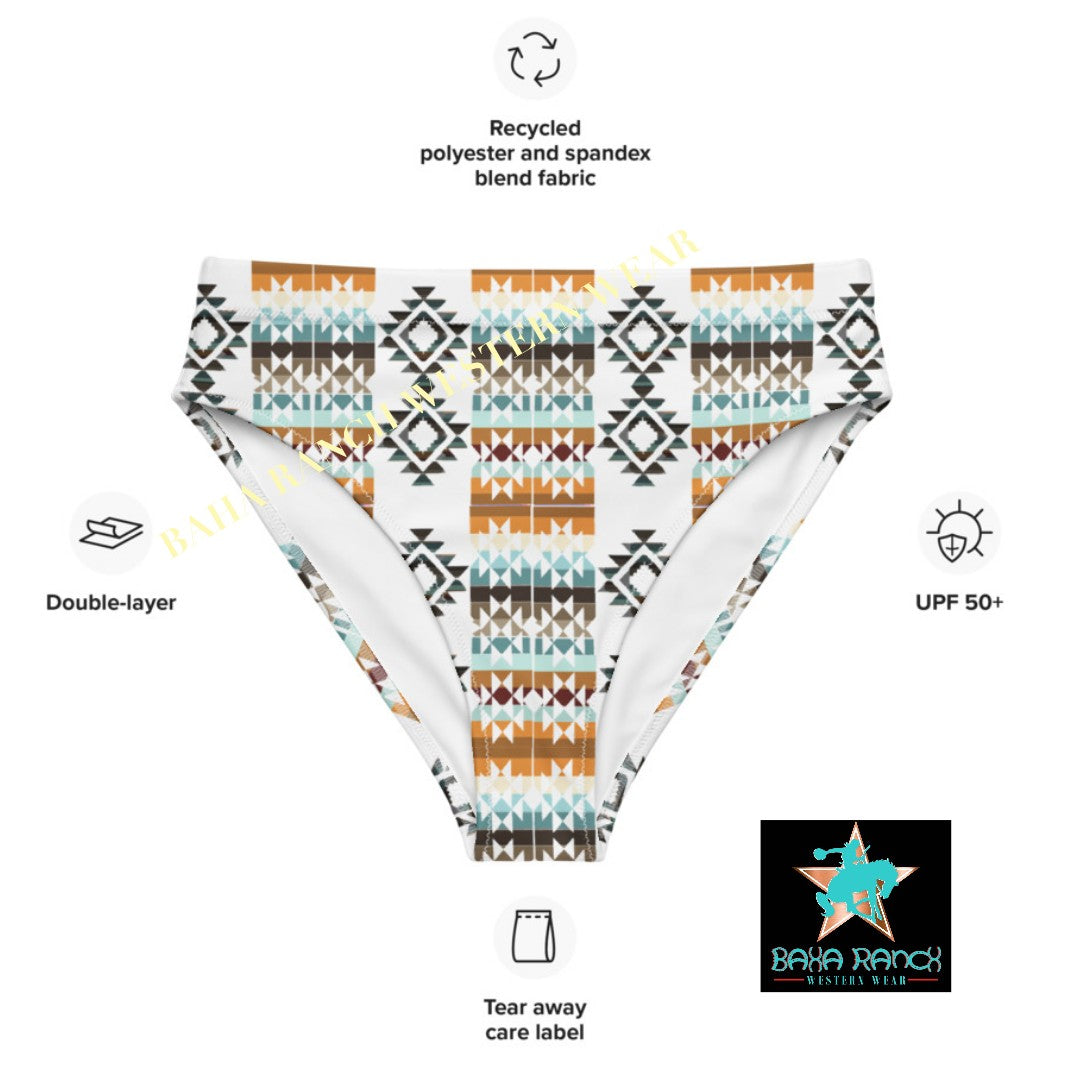 Yeehaw Aztec Print Bikini Bottom by Baha Ranch Western Wear - product image 3
