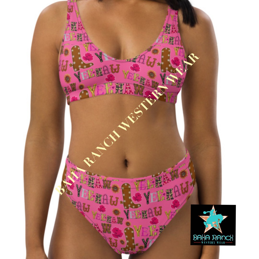 Yeehaw Pink Yeehaw Bikini by Baha Ranch Western Wear - product image 8