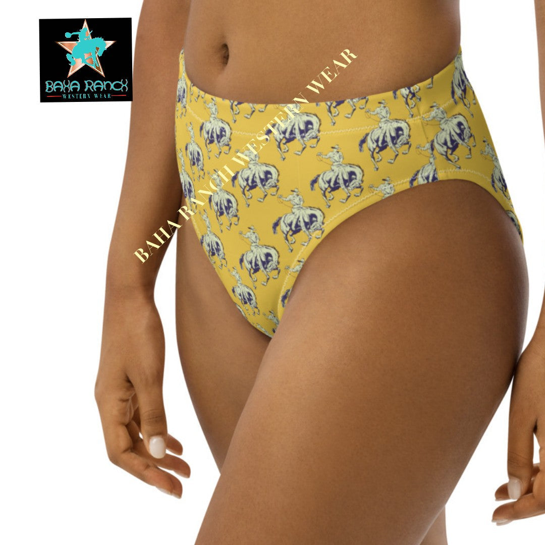 Yeehaw Vintage Bronc Buster Bikini Bottom by Baha Ranch Western Wear - product image 5