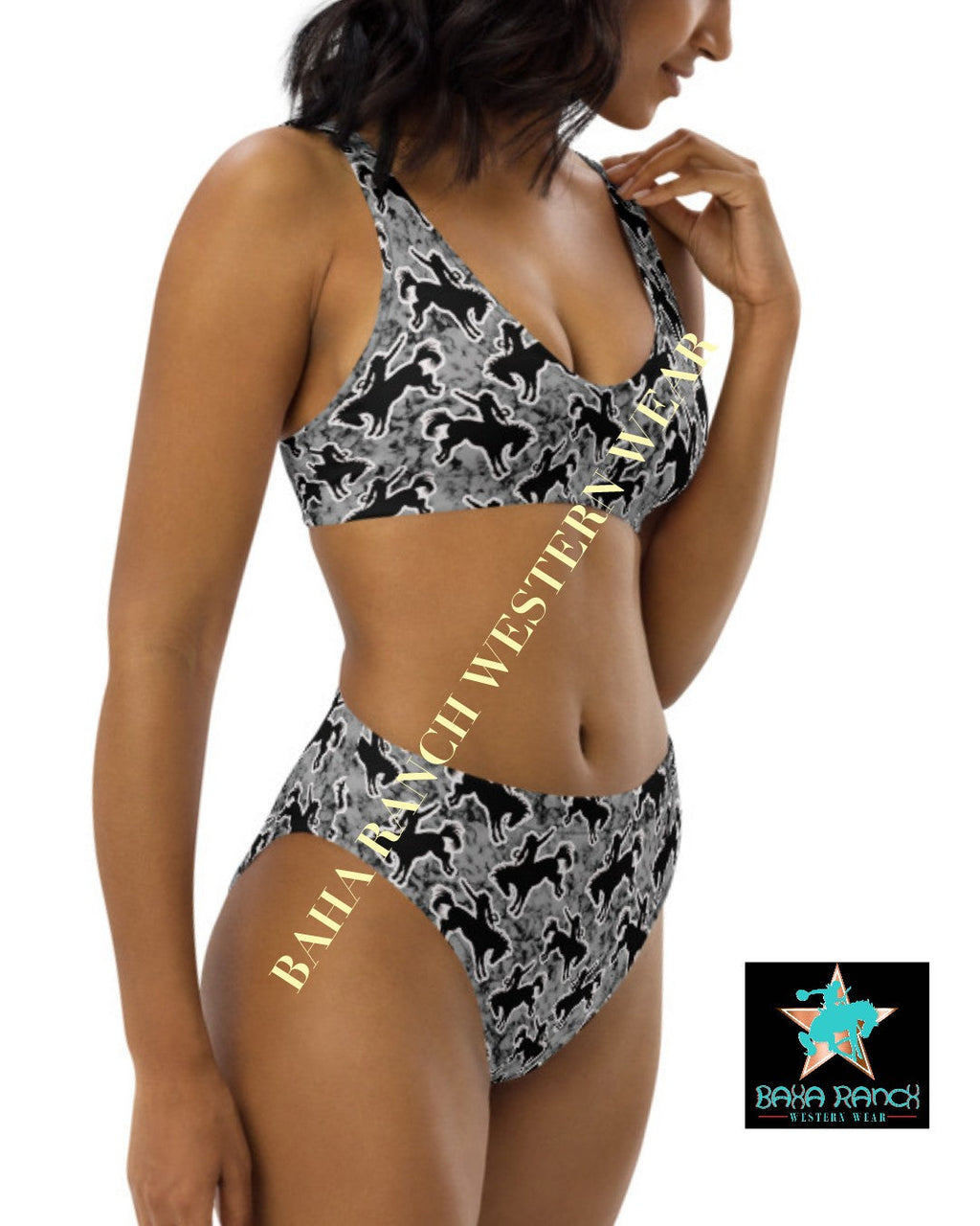 Yeehaw Rodeo Bronc Bikini by Baha Ranch Western Wear - product image 5