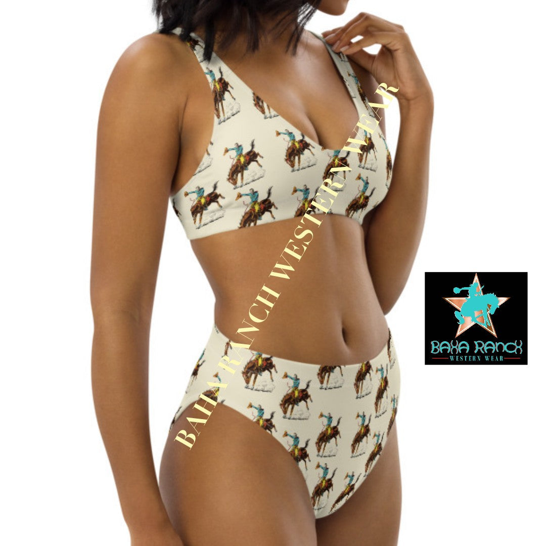Baha Ranch Yeehaw Vintage Rodeo Cowboy Bikini by Baha Ranch Western Wear - product image 7