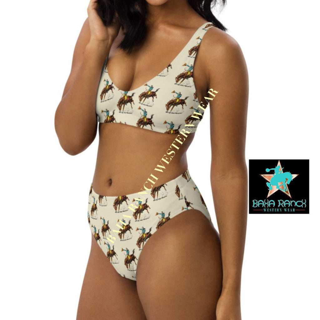 Baha Ranch Yeehaw Vintage Rodeo Cowboy Bikini by Baha Ranch Western Wear - product image 6