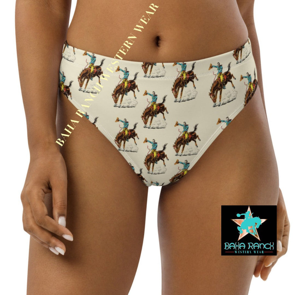 Baha Ranch Yeehaw Vintage Rodeo Cowboy Bikini Bottom by Baha Ranch Western Wear - product image 2