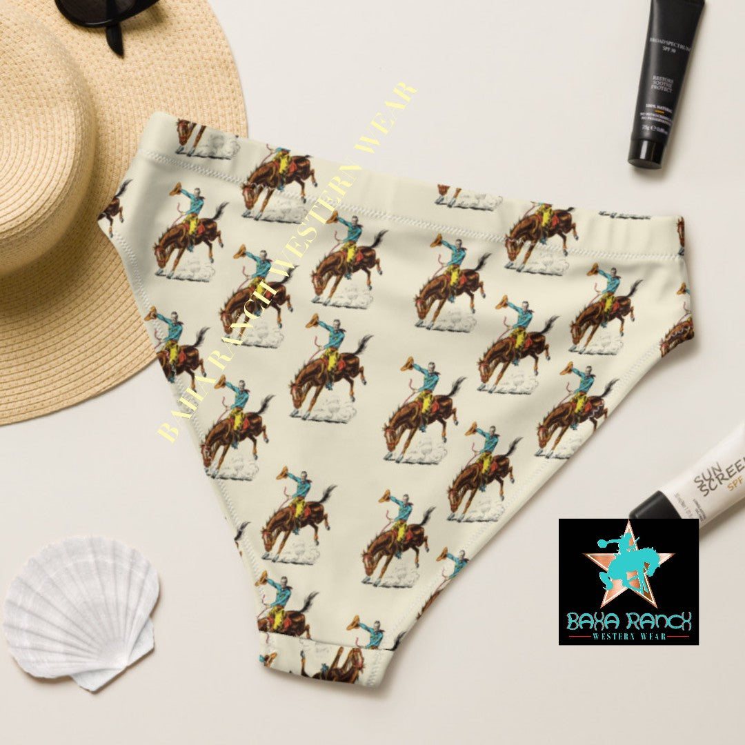 Baha Ranch Yeehaw Vintage Rodeo Cowboy Bikini Bottom by Baha Ranch Western Wear - product image 7