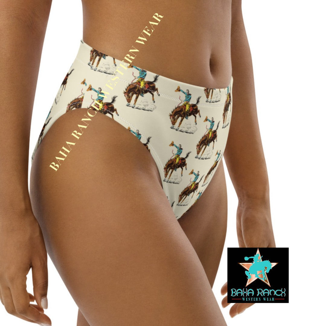 Baha Ranch Yeehaw Vintage Rodeo Cowboy Bikini Bottom by Baha Ranch Western Wear - product image 6