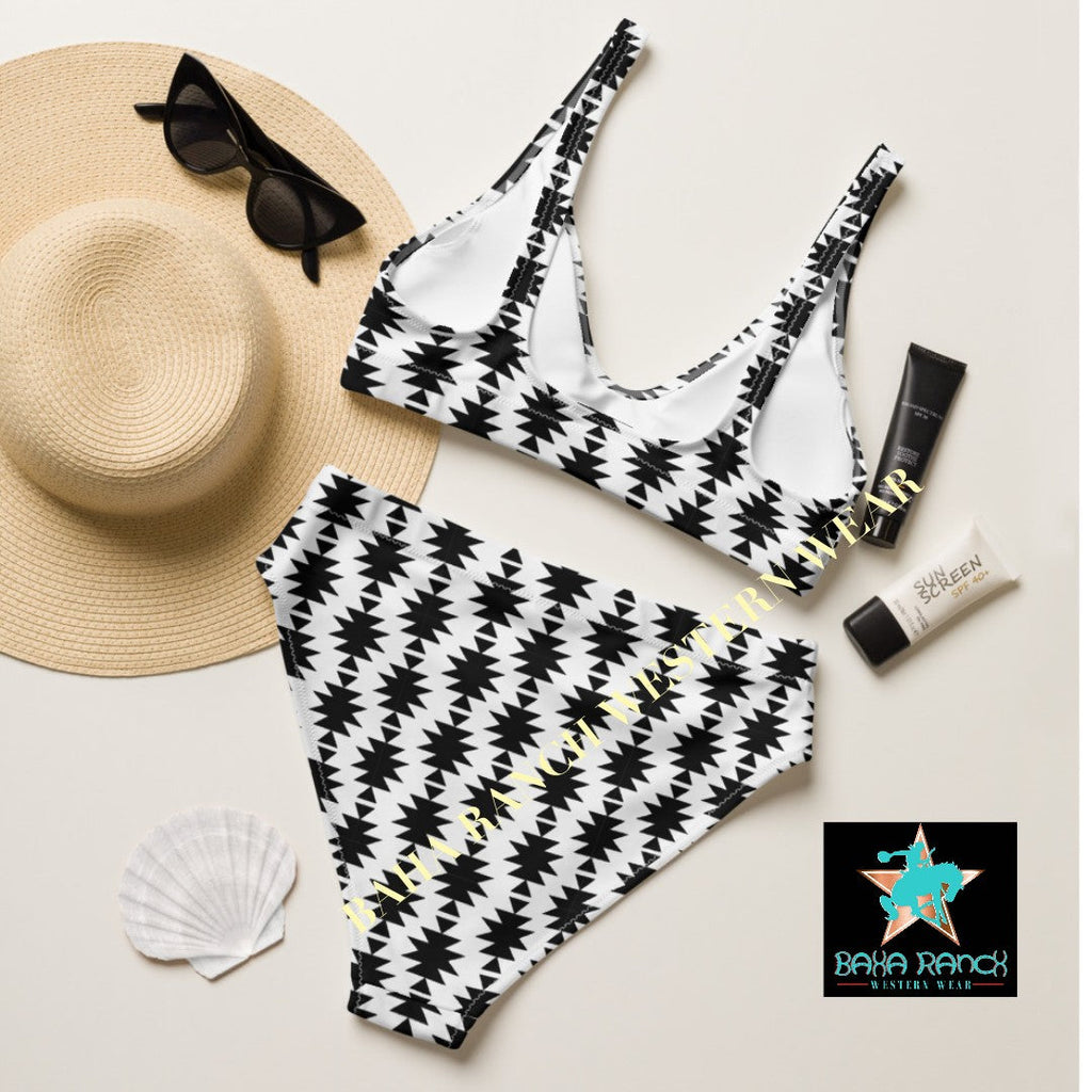 Baha Ranch Yeehaw White Aztec Bikini by Baha Ranch Western Wear - product image 3