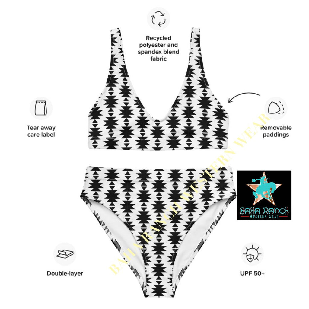 Baha Ranch Yeehaw White Aztec Bikini by Baha Ranch Western Wear - product image 6