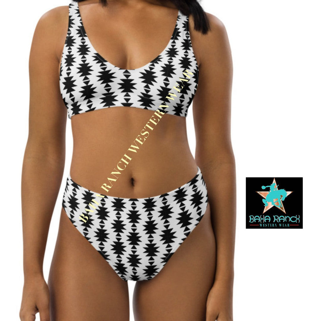 Baha Ranch Yeehaw White Aztec Bikini by Baha Ranch Western Wear - product image 9