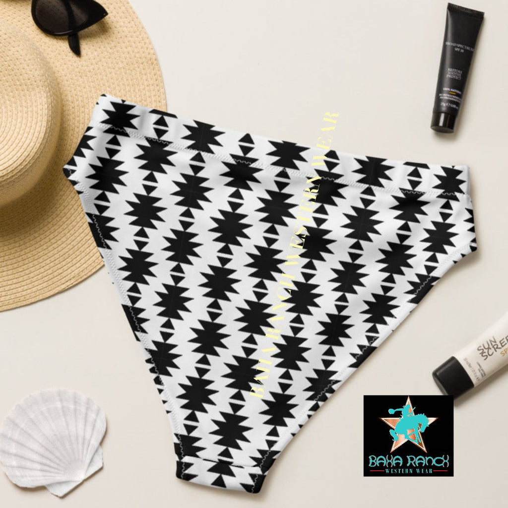 Baha Ranch Yeehaw White Aztec Bikini Bottom by Baha Ranch Western Wear - product image 7