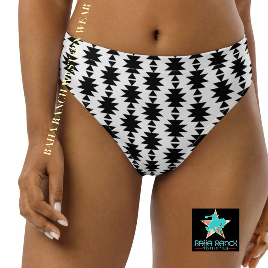 Baha Ranch Yeehaw White Aztec Bikini Bottom by Baha Ranch Western Wear - product image 2