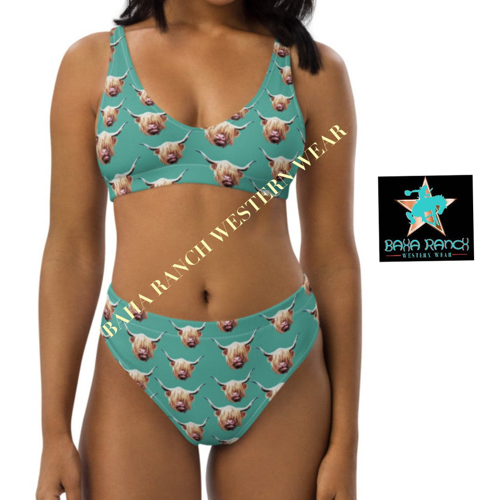 Baha Ranch Yeehaw Highland Cow Bikini by Baha Ranch Western Wear - product image 11