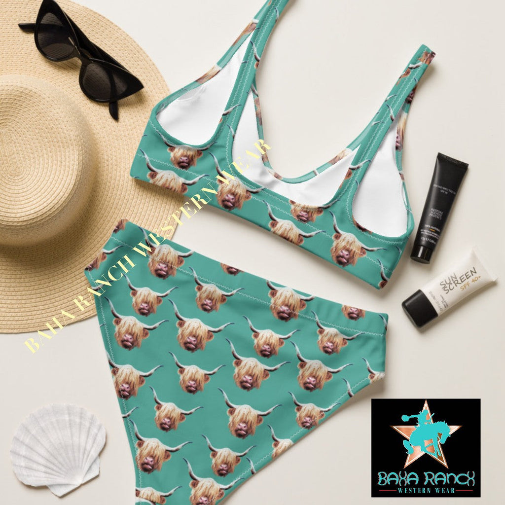 Baha Ranch Yeehaw Highland Cow Bikini by Baha Ranch Western Wear - product image 10