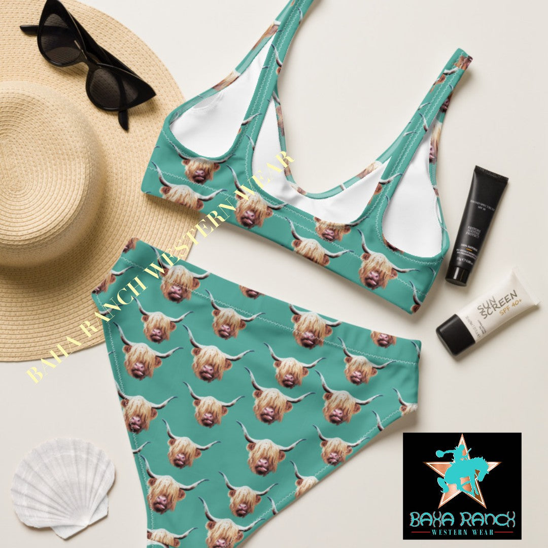 Baha Ranch Yeehaw Highland Cow Bikini by Baha Ranch Western Wear - product image 10