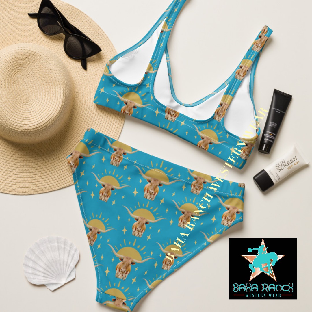 Yeehaw Longhorn Sunshine Bikini by Baha Ranch Western Wear - product image 6