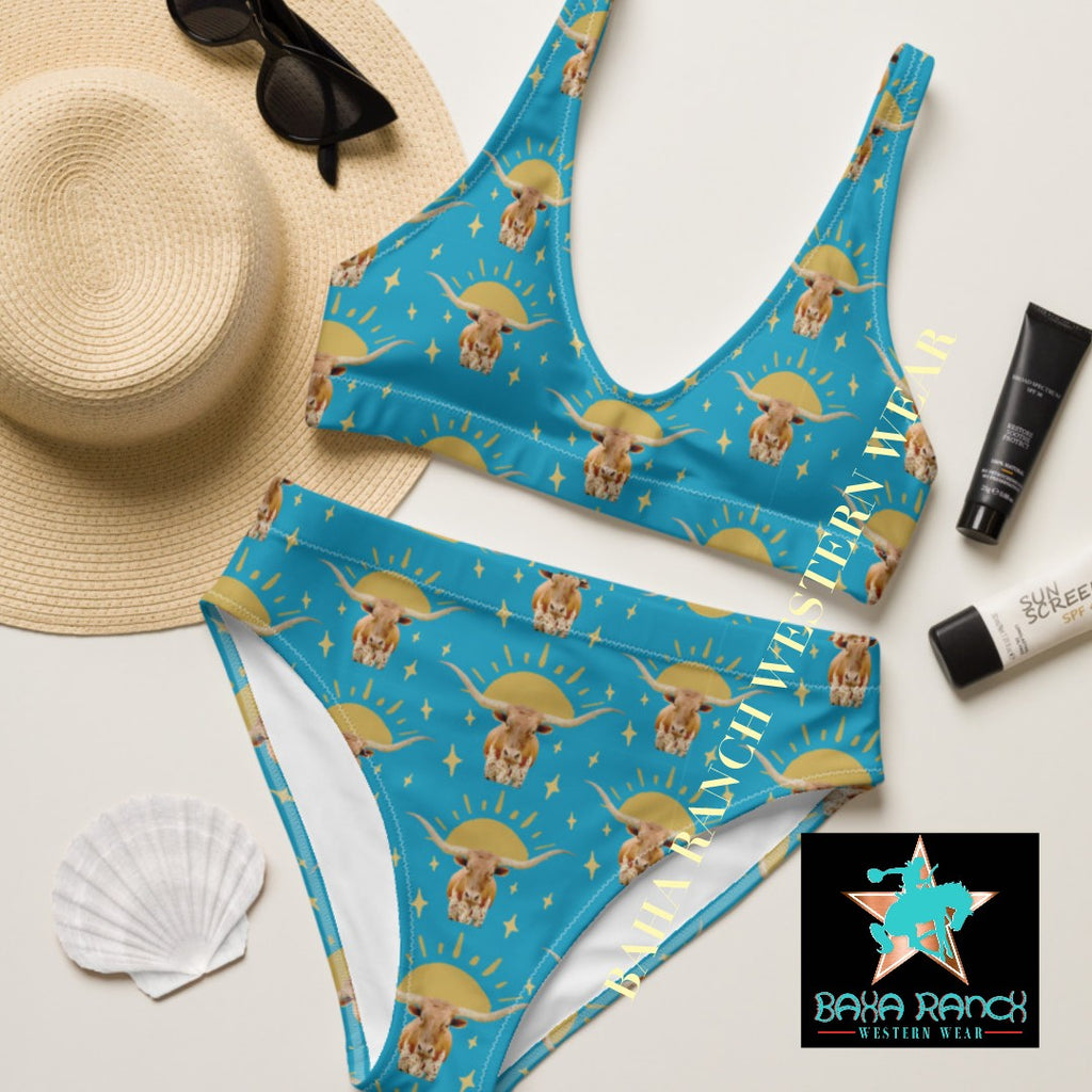 Yeehaw Longhorn Sunshine Bikini by Baha Ranch Western Wear - product image 2