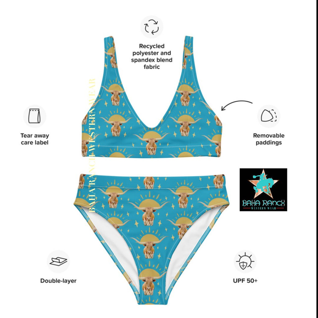 Yeehaw Longhorn Sunshine Bikini by Baha Ranch Western Wear - product image 9