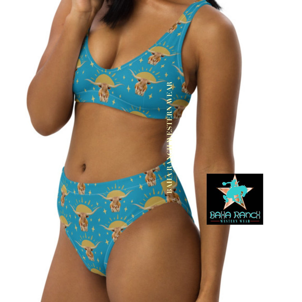 Yeehaw Longhorn Sunshine Bikini by Baha Ranch Western Wear - product image 7