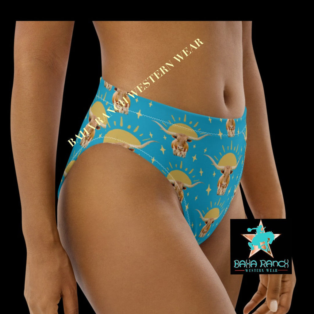 Baha Ranch Yeehaw Longhorn Sunshine Bikini Bottom by Baha Ranch Western Wear - product image 4