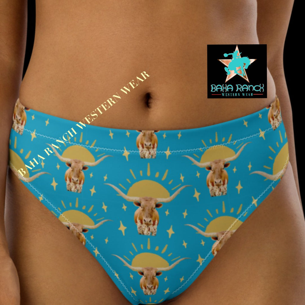 Baha Ranch Yeehaw Longhorn Sunshine Bikini Bottom by Baha Ranch Western Wear - product image 2