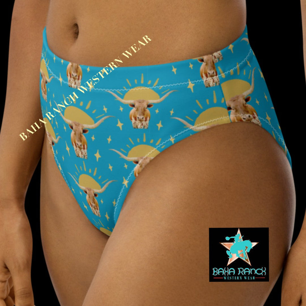 Baha Ranch Yeehaw Longhorn Sunshine Bikini Bottom by Baha Ranch Western Wear - product image 3