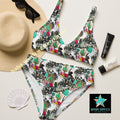Baha Ranch Yeehaw Funky Cowgirl Collage Bikini by Baha Ranch Western Wear