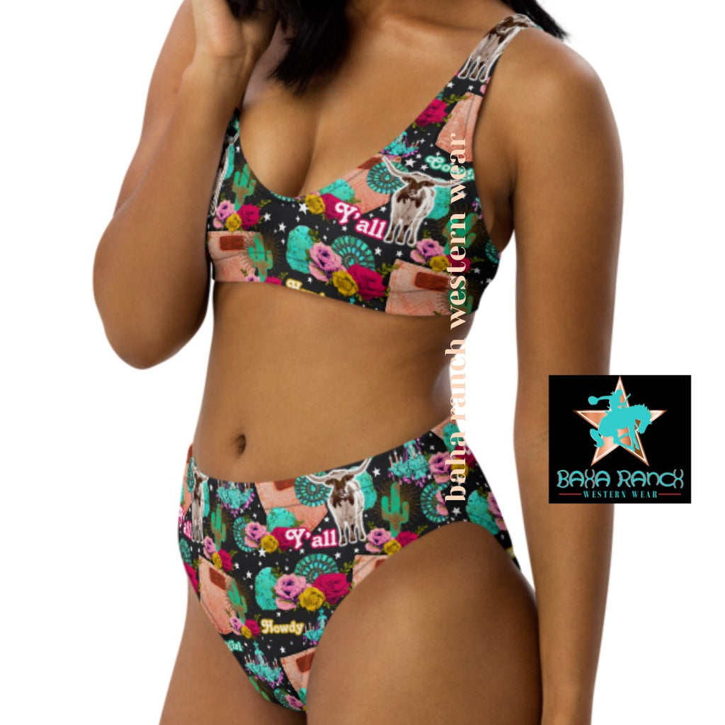 Baha Ranch Yeehaw Turquoise Cowgirl Bikini by Baha Ranch Western Wear - product image 11