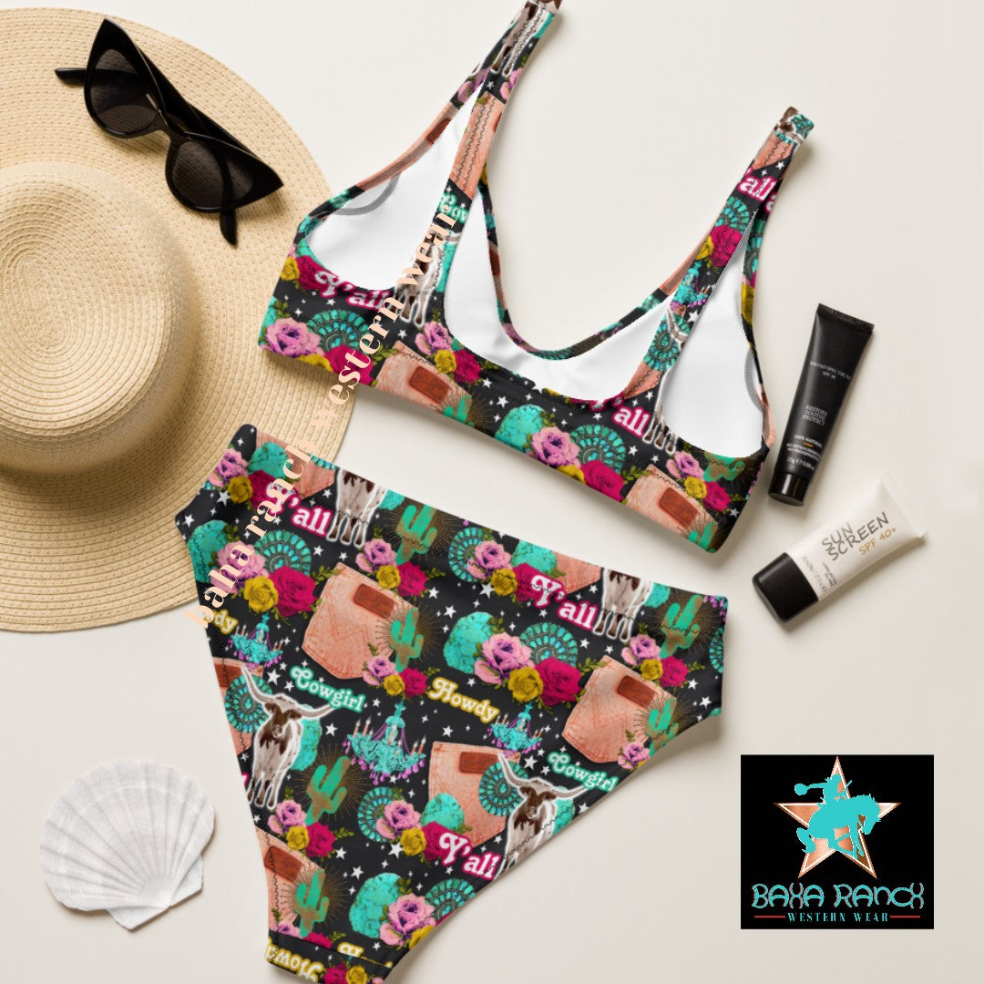Baha Ranch Yeehaw Turquoise Cowgirl Bikini by Baha Ranch Western Wear - product image 10