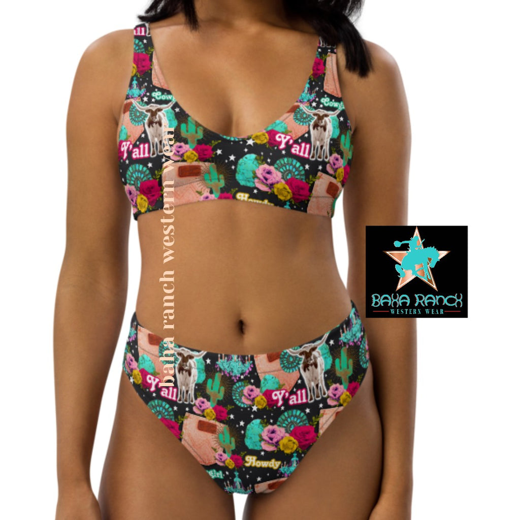 Baha Ranch Yeehaw Turquoise Cowgirl Bikini by Baha Ranch Western Wear - product image 8
