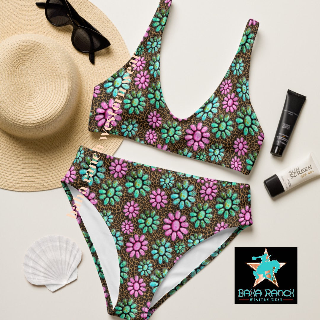 Baha Ranch Yeehaw Pink Turquoise Bikini by Baha Ranch Western Wear - product image 11