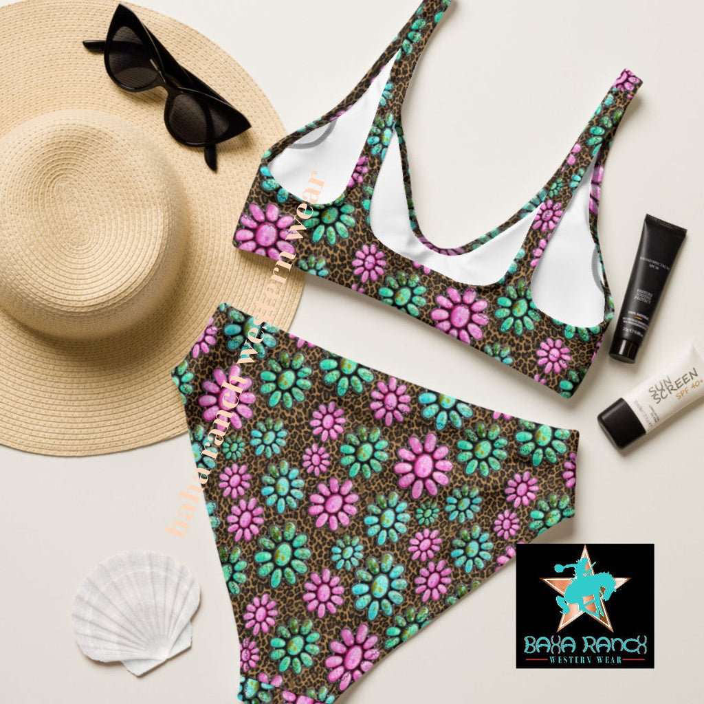 Baha Ranch Yeehaw Pink Turquoise Bikini by Baha Ranch Western Wear - product image 10