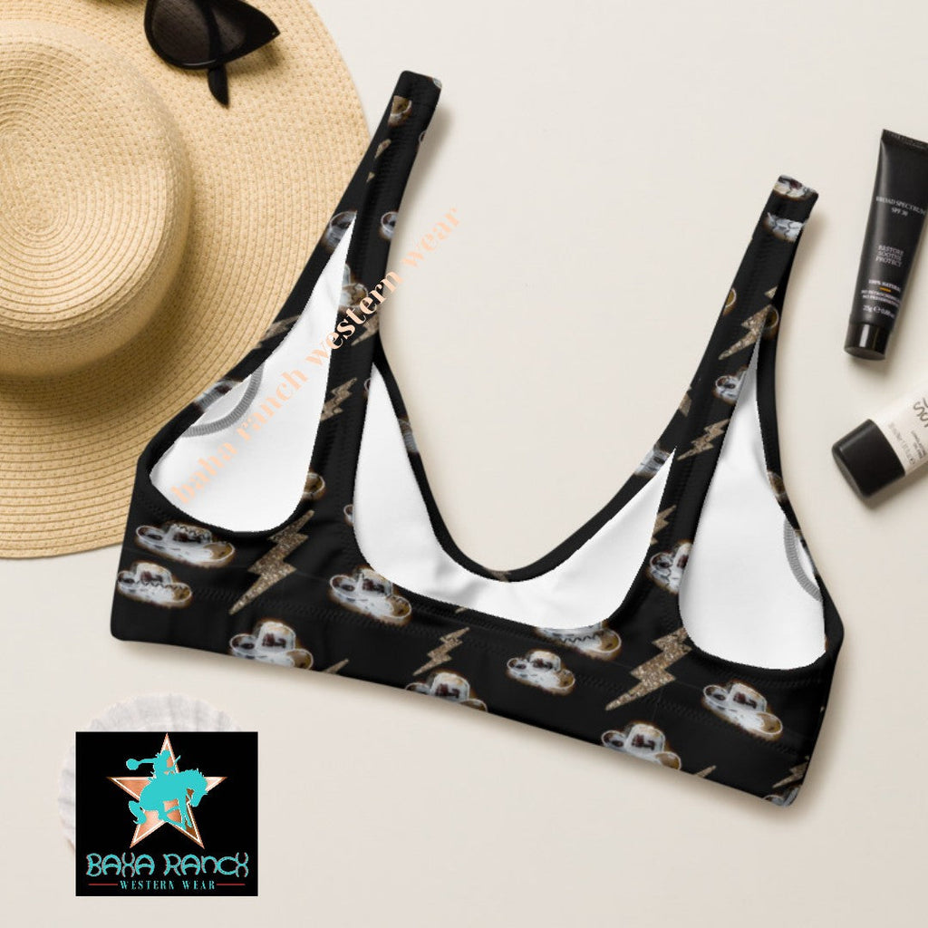 Baha Ranch Yeehaw Disco Cowgirl Bikini Top by Baha Ranch Western Wear - product image 2