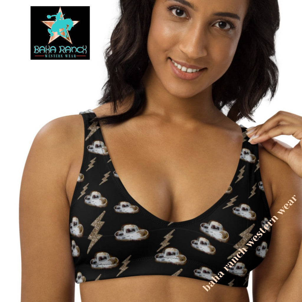 Baha Ranch Yeehaw Disco Cowgirl Bikini Top by Baha Ranch Western Wear - product image 4