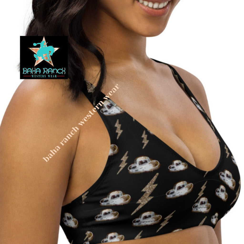 Baha Ranch Yeehaw Disco Cowgirl Bikini Top by Baha Ranch Western Wear - product image 3