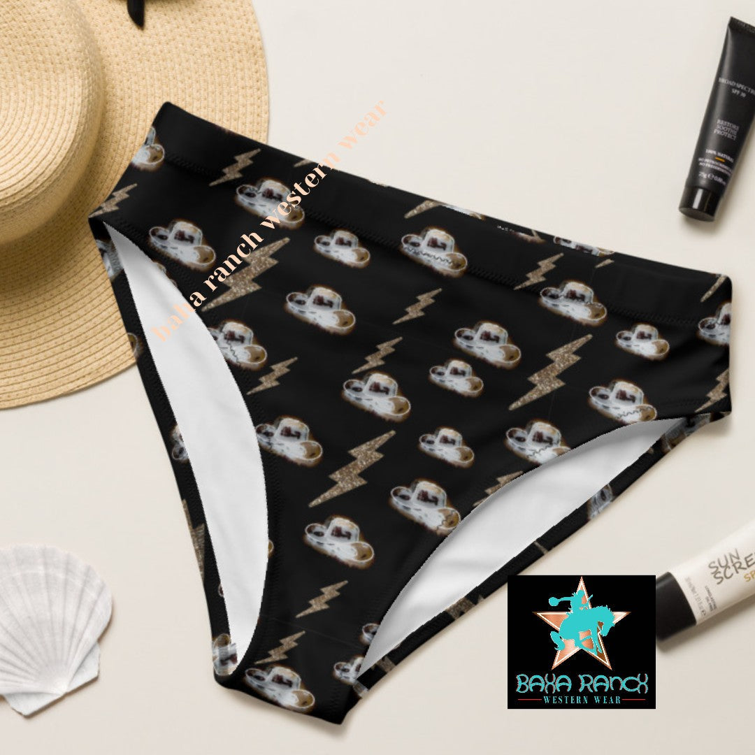 Baha Ranch Yeehaw Disco Cowgirl Bikini Bottom by Baha Ranch Western Wear