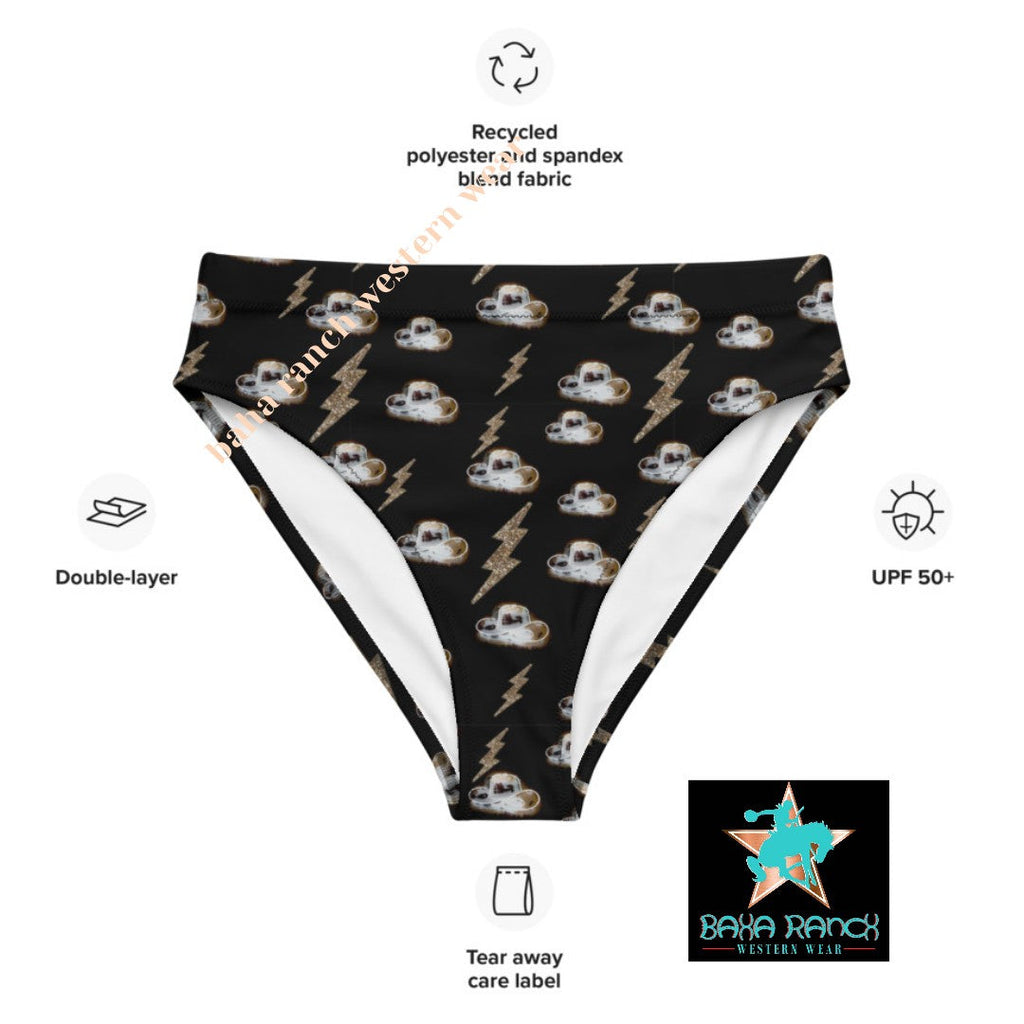 Baha Ranch Yeehaw Disco Cowgirl Bikini Bottom by Baha Ranch Western Wear - product image 4