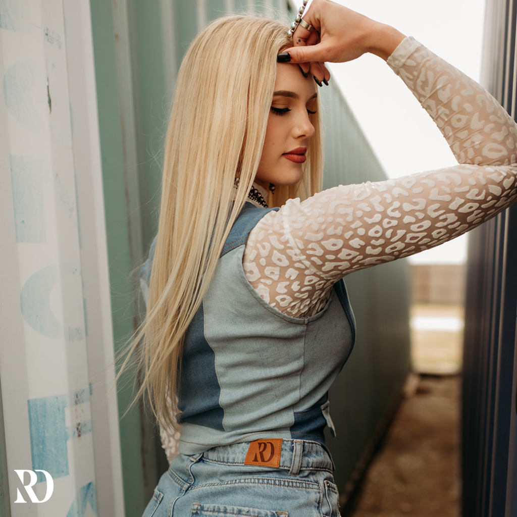 Demi Denim Patchwork | Vest — view 3