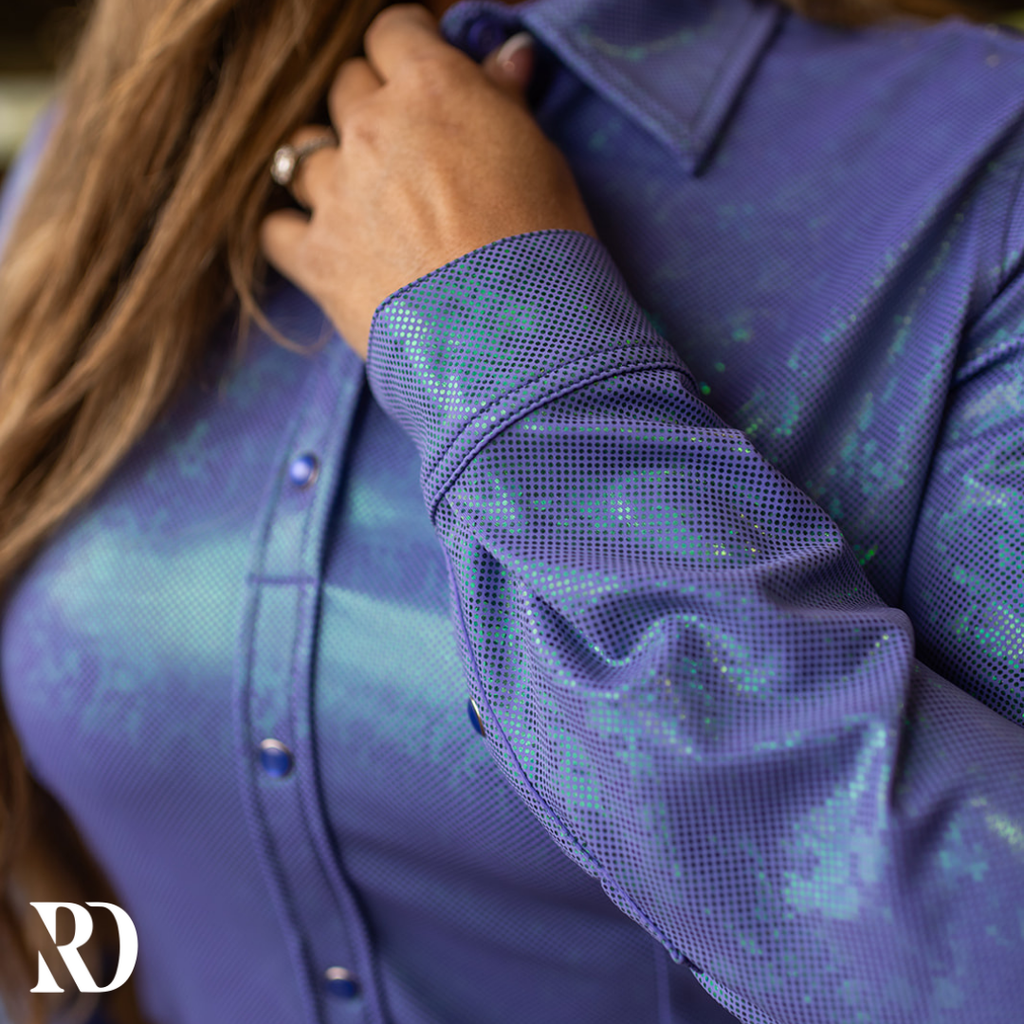 Dragon Sparkle Performance Rodeo Shirt — view 3