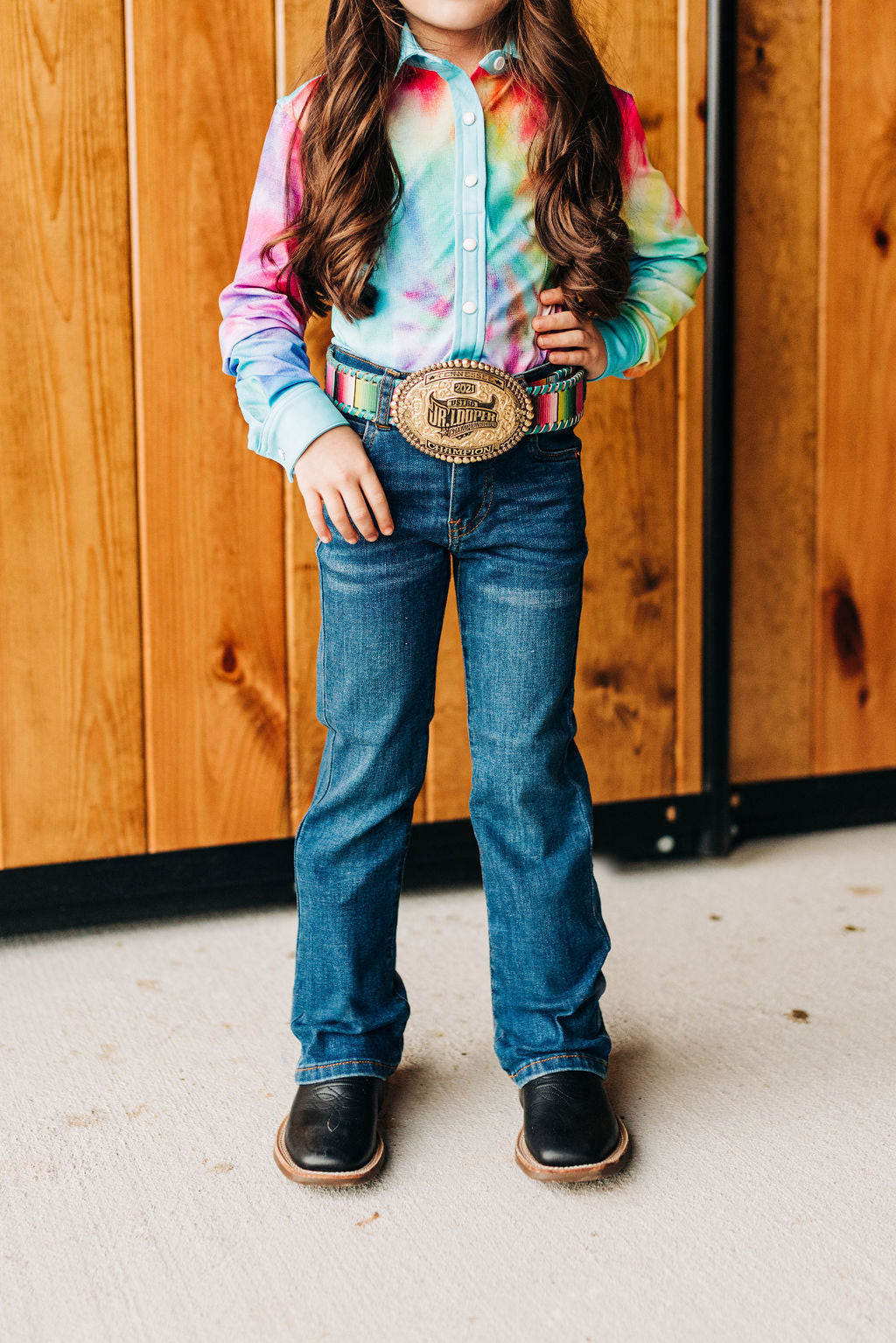 *youth* Howdy Bootcut Denim Jeans — view 4