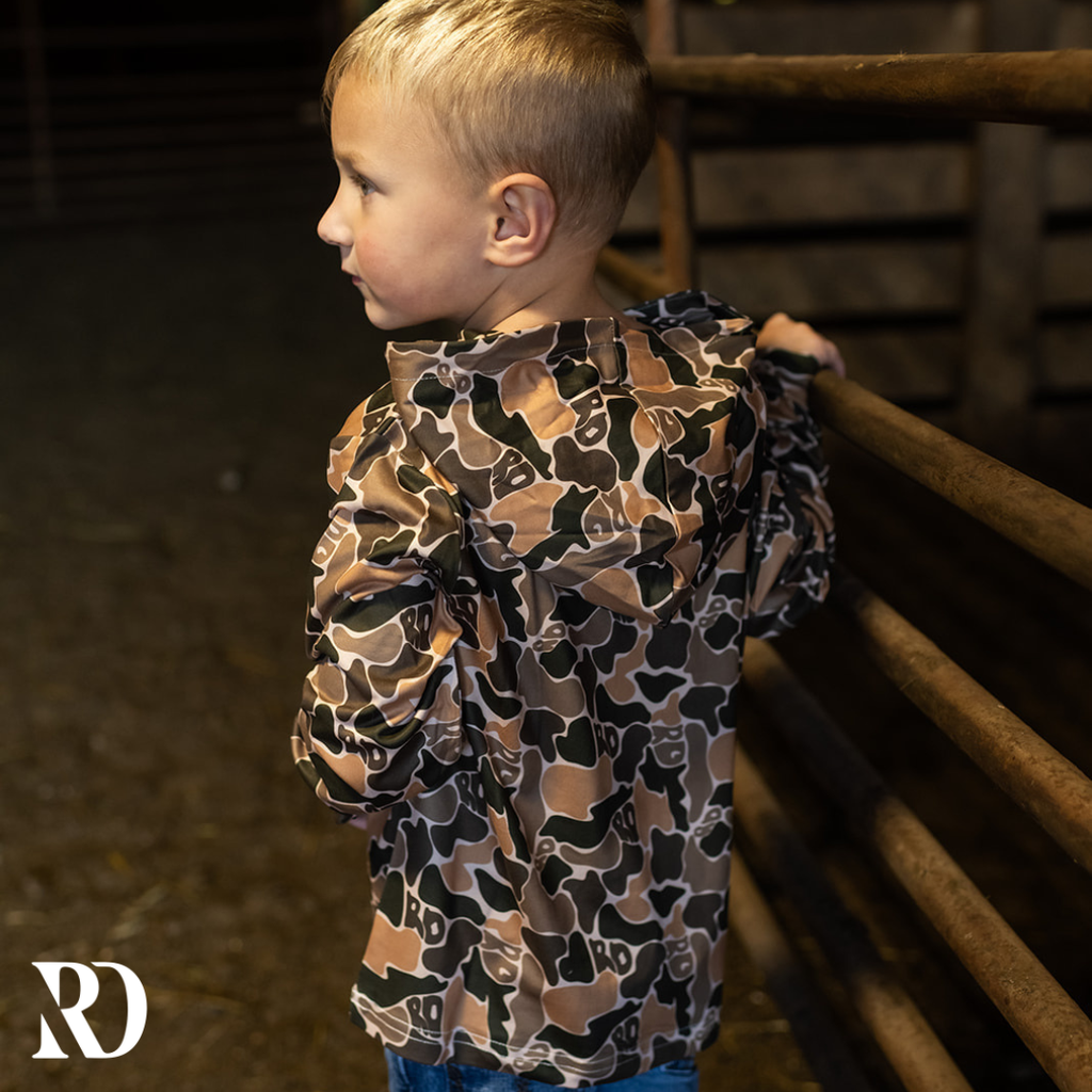 Toddler Hooded Shirt | Duck Hunt — view 2