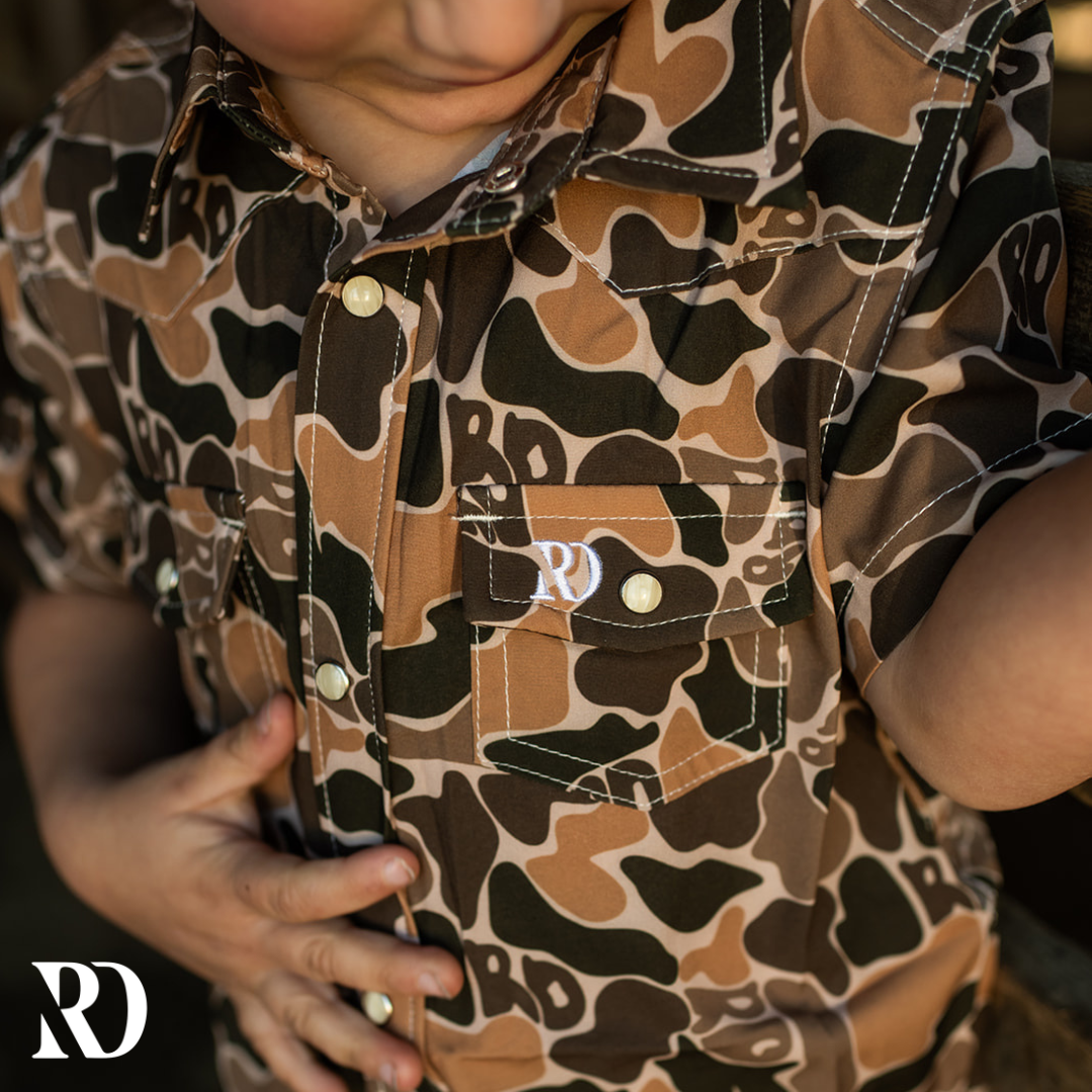 Toddler Button Down | Duck Hunt — view 2