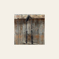 Dark Oil Floral Tooled with Copper Dots One Ear Headstall / Bridle on a warm cream background