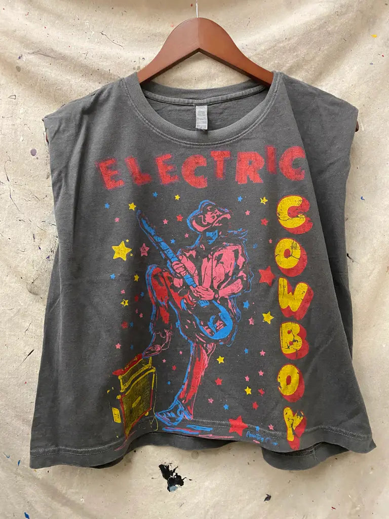 Electric Cowboy Muscle | Tee — view 3